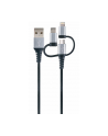 Schwaiger USB-A - USB-C + microUSB Lightning 1.5 m Czarny (LKU100533) - nr 3