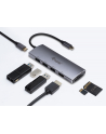 Equip Stacja/replikator Dock USB-C HDMI,3xUSB3.0,SD,TF,60WPD4k30Hz 0.15m si (133482) - nr 1