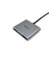 Equip Stacja/replikator Dock USB-C->2xHDMI,USB 3.0,100WPD 4K30Hz 0.15m si (133484) - nr 1