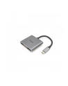 Equip Stacja/replikator Dock USB-C->2xHDMI,USB 3.0,100WPD 4K30Hz 0.15m si (133484) - nr 22
