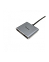 Equip Stacja/replikator Dock USB-C->2xHDMI,USB 3.0,100WPD 4K30Hz 0.15m si (133484) - nr 25