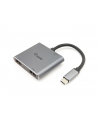 Equip Stacja/replikator Dock USB-C->2xHDMI,USB 3.0,100WPD 4K30Hz 0.15m si (133484) - nr 4