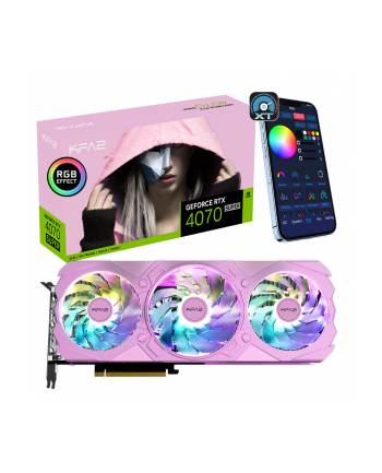 KFA2 RTX4070 Super EX GAMER Pink 12GB GDDR6X   (47SOM7MD7LKK)