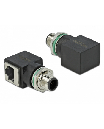 Delock Adaptador M12 8 Pin Macho A Rj45 Hembra