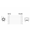 Delock Adaptador M12 8 Pin Macho A Rj45 Hembra - nr 3