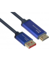 GOOD CONNECTIONS ® SMARTFLEX DISPLAYPORT 1.4 DO HDMI 2.0 KABEL - 4K UHD @60HZ RGB / 4:4 - PRZEWODNIK MIEDZIANY, OBUDOWA ALUMINIOWA - BARDZO ELASTYCZNA - nr 10