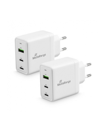 Mediarange Ładowarka Power Adapter Usb 2Xusb C 65W