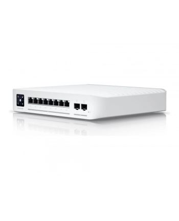 ubiquiti Przełącznik UniFi  8 PoE USW-PRO-8-POE, 6 portów 1 GbE PoE+,              2 porty 1 GbE PoE++, 2 porty 10G SFP+, 120W
