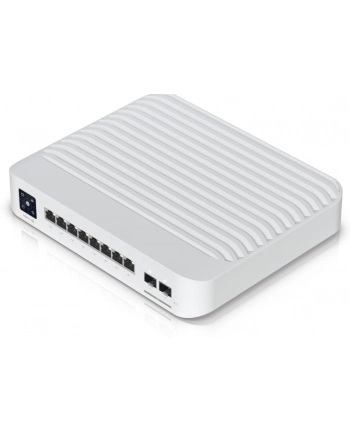 ubiquiti Przełącznik UniFi  8 PoE USW-PRO-8-POE, 6 portów 1 GbE PoE+,              2 porty 1 GbE PoE++, 2 porty 10G SFP+, 120W
