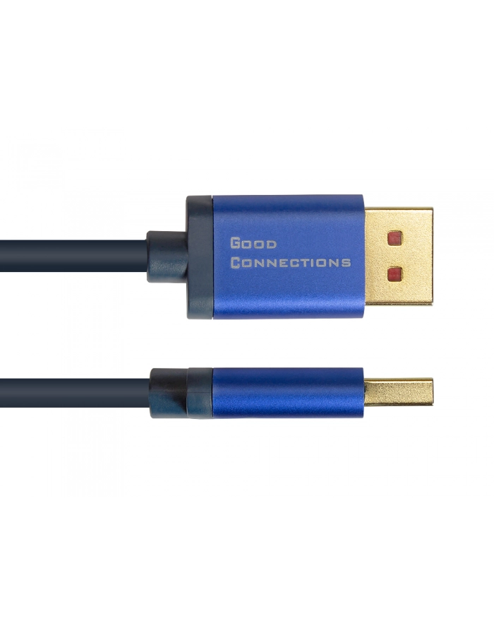 GOOD CONNECTIONS ® SMARTFLEX DISPLAYPORT 1.4 DO HDMI 2.0 KABEL - 4K UHD @60HZ RGB / 4:4 - PRZEWODNIK MIEDZIANY, OBUDOWA ALUMINIOWA - BARDZO ELASTYCZNA główny
