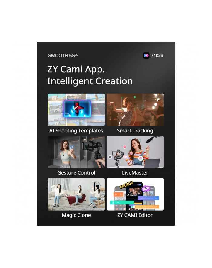 Zhiyun Smooth 5S AI Combo główny