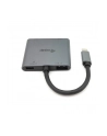 Equip Stacja/replikator Dock USB-C->2xHDMI,USB 3.0,100WPD 4K30Hz 0.15m si (133484) - nr 22
