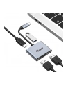 Equip Stacja/replikator Dock USB-C->2xHDMI,USB 3.0,100WPD 4K30Hz 0.15m si (133484) - nr 25