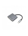 Equip Stacja/replikator Dock USB-C->2xHDMI,USB 3.0,100WPD 4K30Hz 0.15m si (133484) - nr 38