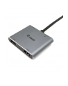 Equip Stacja/replikator Dock USB-C->2xHDMI,USB 3.0,100WPD 4K30Hz 0.15m si (133484) - nr 9