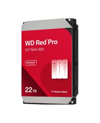 western digital Dysk HDD Red Pro 22TB 3,5 512MB SATAIII/7200rpm nr 1