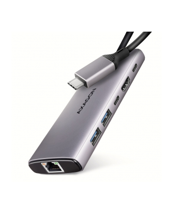 axagon Hub HMC-6G2L 2xUSB-A HDMI4K 1x USB-C PD100W USB-C LAN