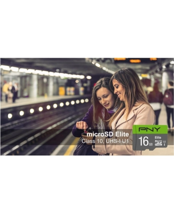 pny Karta pamięci MicroSDHC Elite 16GB P-SDU32GU185GW-GE nr 1