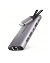 axagon Hub HMC-6G2L 2xUSB-A HDMI4K 1x USB-C PD100W USB-C LAN - nr 3