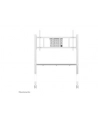 NEOMOUNTS Move Go XL Mobile Floor Stand fast install height adjustable Kolor: BIAŁY - nr 5