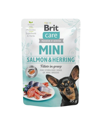 BRIT Care Mini Salmon'amp;Herring Sterilised - mokra karma dla psa - 85 g