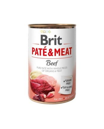 Karma BRIT PATÉ 'amp; MEAT-  Włowina - mokra karma dla psa 400g