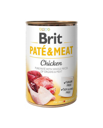 Karma BRIT PATÉ 'amp; MEAT z kurczakiem -mokra dla psa 400g