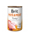 Karma BRIT PATÉ 'amp; MEAT z indykiem - mokra karma dla psa 400g - nr 1