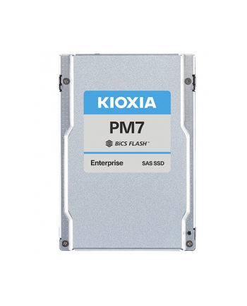 Dysk SSD Kioxia PM7-R 1536TB 25''; (15mm) SAS 24Gb/s KPM7VRUG15T3 (DWPD 1) SED
