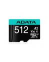 MEMORY MICRO SDXC 512GB W/AD/AUSDX512GUI3V30SA2-RA1 ADATA - nr 10