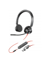 no name Poly Blackwire 3325 Stereo Microsoft Teams Certified USB-C Headset +35mm Plug +USB-C/A Adapter - nr 1