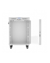 LANBERG szafa Rack stojąca 19/15U 600x600 szara drzwi szklane LCD flat pack V2 - nr 2