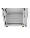 LANBERG szafa Rack stojąca 19/15U 600x600 szara drzwi szklane LCD flat pack V2 - nr 5