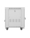 LANBERG free standing rack 19inch cabinet 15U 600x800 glass door LCD flat pack Kolor: CZARNY - nr 4