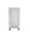 LANBERG szafa Rack stojąca 19/22U 600x800 szara drzwi szklane LCD flat pack V2 - nr 2