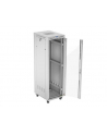 LANBERG szafa stojąca 19/42U 600x800 drzwi szklane LCD flat pack szara V2 - nr 14