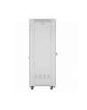 LANBERG szafa stojąca 19/42U 600x800 drzwi szklane LCD flat pack szara V2 - nr 4