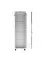 LANBERG szafa stojąca 19/42U 600x800 drzwi szklane LCD flat pack szara V2 - nr 5