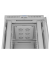 LANBERG szafa stojąca 19/42U 800x1000 drzwi szklane LCD flat pack szara V2 - nr 5