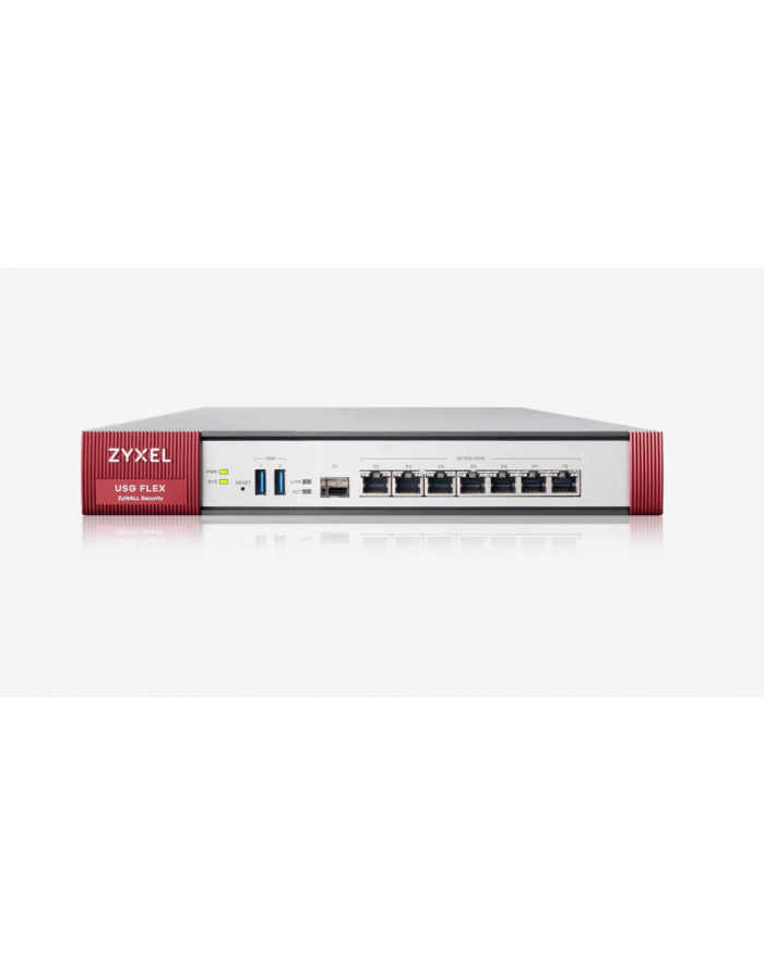 Firewall Zyxel USGFLEX200 2xWAN 4xLAN SPI firewall: 1800 Mbps Max IPsec VPN: 100 główny