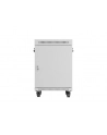 LANBERG szafa Rack stojąca 19/15U 600x600 szara drzwi szklane LCD flat pack V2 - nr 17