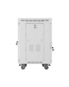 LANBERG szafa Rack stojąca 19/15U 600x600 szara drzwi szklane LCD flat pack V2 - nr 9