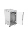 LANBERG szafa Rack stojąca 19/22U 600x800 szara drzwi szklane LCD flat pack V2 - nr 14