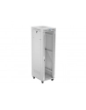 LANBERG szafa stojąca 19/42U 600x800 drzwi szklane LCD flat pack szara V2 - nr 13