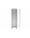 LANBERG szafa stojąca 19/42U 600x800 drzwi szklane LCD flat pack szara V2 - nr 16