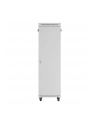 LANBERG szafa stojąca 19/42U 600x800 drzwi szklane LCD flat pack szara V2 - nr 3