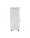LANBERG szafa stojąca 19/42U 600x800 drzwi szklane LCD flat pack szara V2 - nr 6