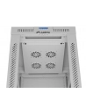 LANBERG szafa stojąca 19/42U 600x800 drzwi szklane LCD flat pack szara V2 - nr 9