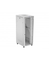 LANBERG szafa stojąca 19/42U 800x1000 drzwi szklane LCD flat pack szara V2 - nr 12