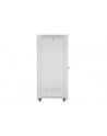 LANBERG szafa stojąca 19/42U 800x1000 drzwi szklane LCD flat pack szara V2 - nr 19